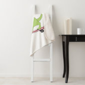 アメリカ国旗の恐竜スケートボード シェルパブランケット (インサイチュ)