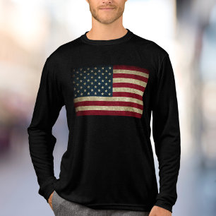 アメリカ国旗の愛国心 トライブレンドTシャツ
