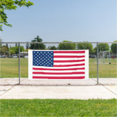 アメリカ国旗の愛国心 横断幕 (インサイチュ)