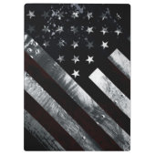 アメリカ国旗の愛国産業 クリップボード (裏面)