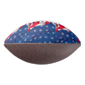 アメリカ国旗の愛国的なカスタム記念日をパーソナライズ アメリカンフットボール (回転270)