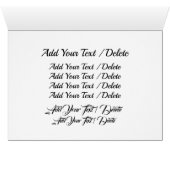 アメリカ国旗の愛国的なクリスマスカード (内部横(下))