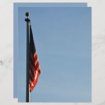 アメリカ国旗の愛国的なスクラップブック紙