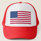 アメリカ国旗の愛国的なスターストライプズ帽子 キャップ (正面)