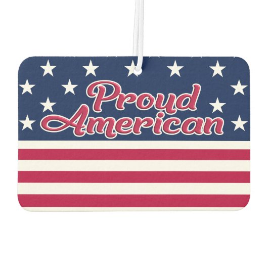 アメリカ国旗の愛国的なスターストライプ&ア誇りを持ったメリカ カーエアーフレッシュナー