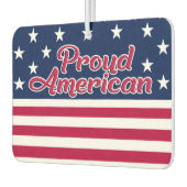 アメリカ国旗の愛国的なスターストライプ&ア誇りを持ったメリカ カーエアーフレッシュナー (左)