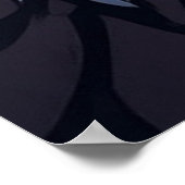 アメリカ国旗の愛国的なデザインのキャラクター鷲 ポスター (角)