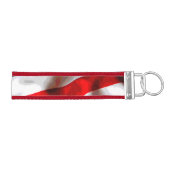 アメリカ国旗の愛国的なリストキーチェーン リストバンドキーホルダー (鍵右)