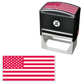 アメリカ国旗の愛国的な星とストライプUSA V2 セルフインキングスタンプ (インサイチュ)