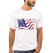 アメリカ国旗の愛国的ヴィンテージデザイン