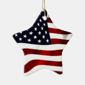アメリカ国旗の愛国的独立記念日 セラミックオーナメント (右)
