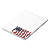 アメリカ国旗の愛国的独立記念日 ノートパッド (回転)