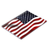 アメリカ国旗の愛国的独立記念日 ノートブック (左側)