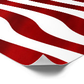 アメリカ国旗の愛国的独立記念日 ポスター (角)