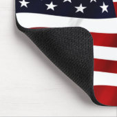 アメリカ国旗の愛国的独立記念日 マウスパッド (コーナー)