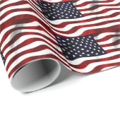 アメリカ国旗の愛国的独立記念日 ラッピングペーパー (ロールコーナー)