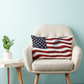 アメリカ国旗の愛国的独立記念日 ランバークッション (椅子)
