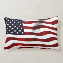アメリカ国旗の愛国的独立記念日 ランバークッション