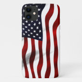 アメリカ国旗の愛国的独立記念日 Case-Mate iPhoneケース (裏面)