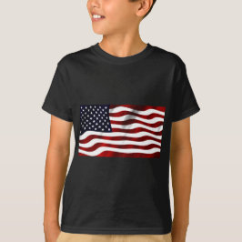 アメリカ国旗の愛国的独立記念日 Tシャツ