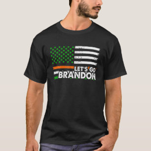 アメリカ国旗の愛国者行こうブランドン・セント・パトリック Tシャツ