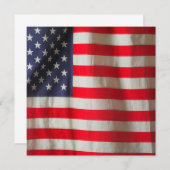 アメリカ国旗の招待状 招待状 (正面/裏面)