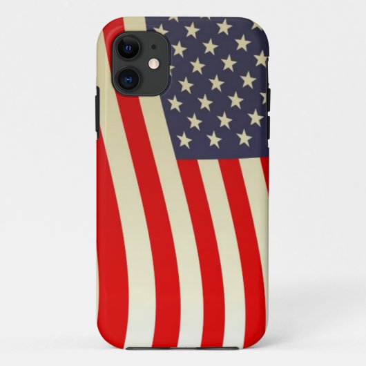 アメリカ国旗の星々が自由ストライプ軍を称える Case-Mate iPhoneケース (裏面)