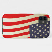 アメリカ国旗の星々が自由ストライプ軍を称える Case-Mate iPhoneケース (裏面(横))