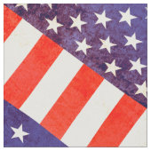 アメリカ国旗の星とストライプの生地 ファブリック (クローズアップ)