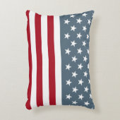 アメリカ国旗の星とストライプ愛国心 アクセントクッション (正面(垂直))