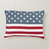 アメリカ国旗の星とストライプ愛国心 アクセントクッション (裏面)