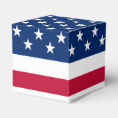アメリカ国旗の星とストライプ愛国心 フェイバーボックス (裏面サイド)