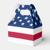 アメリカ国旗の星とストライプ愛国心 フェイバーボックス (裏面サイド)