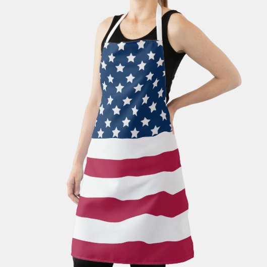 アメリカ国旗の星とストライプ エプロン (インサイチュ)