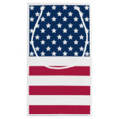 アメリカ国旗の星とストライプ スモールペーパーバッグ (裏面)