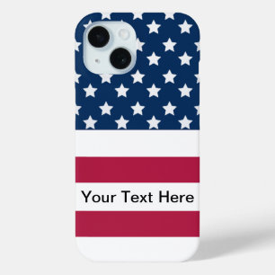 アメリカ国旗の星とストライプ iPhone 15ケース