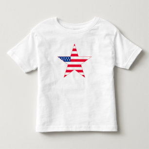アメリカ国旗の星 トドラーTシャツ
