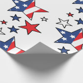 アメリカ国旗の星 ラッピングペーパー (角)