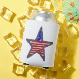 アメリカ国旗の星 缶クーラー