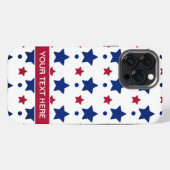 アメリカ国旗の星 iPhoneケース (裏面横)