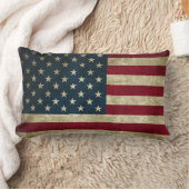 アメリカ国旗の星nストライプ個 ランバークッション (ブランケット)