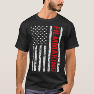 アメリカ国旗の映画製作者による映画製作 Tシャツ