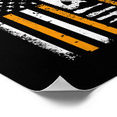 アメリカ国旗の木工品カーペンターウッド ポスター (角)