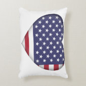 アメリカ国旗の枕 アクセントクッション (正面(垂直))