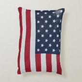 アメリカ国旗の枕 アクセントクッション (裏面(縦))