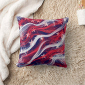 アメリカ国旗の枕 クッション (ブランケット)