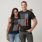 アメリカ国旗の柔術柔術柔術柔術柔術柔術 Tシャツ (ユニセックス)