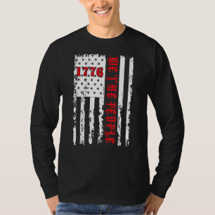 アメリカ国旗の歴史1776我々民は独立 Tシャツ