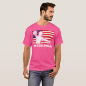 アメリカ国旗の水球 Tシャツ (正面フル)