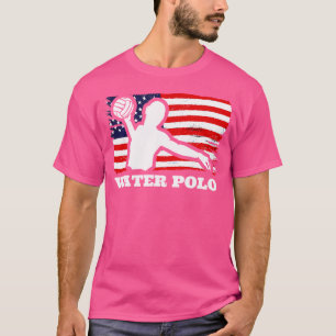 アメリカ国旗の水球 Tシャツ